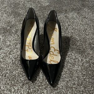 Sam Edelman Black Patent 3” Heels